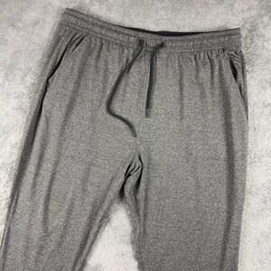 01.ALGO Jogger Pants Mens XL Gray Quick Dry UV SPF 40 Stretch Performance